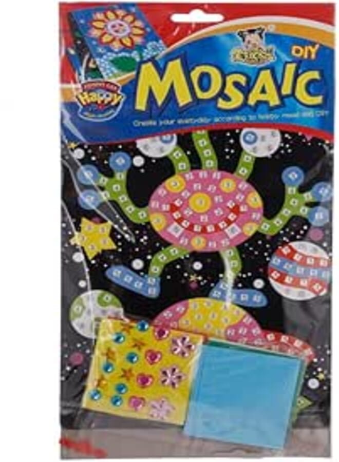 3A Hn0006B Plastic Mosaic Educational Toy For Kids - 3-5 Years Multi Color